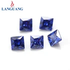 Tanzanite Languang Various Sizes Of Cut Gemstones In Bulk Imported Tanzanite Blue Square Cubic Zirconia