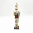 Three-dimensional Sculpture Chromatic Handcraft Resin Christmas Santa Gift Bagput Household