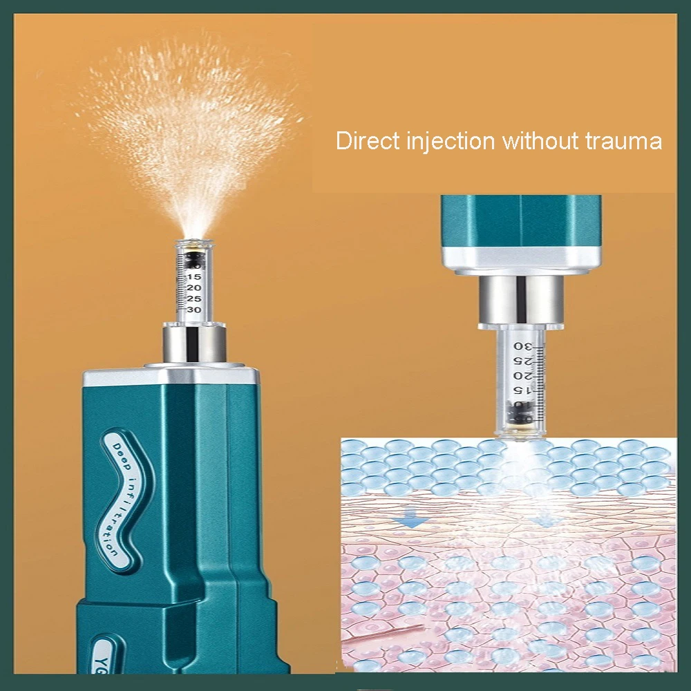 Ручка впрыски сыворотки горячего заполнителя Derma ампулы Needleless продажи электрического Hyaluronic кисловочная 3