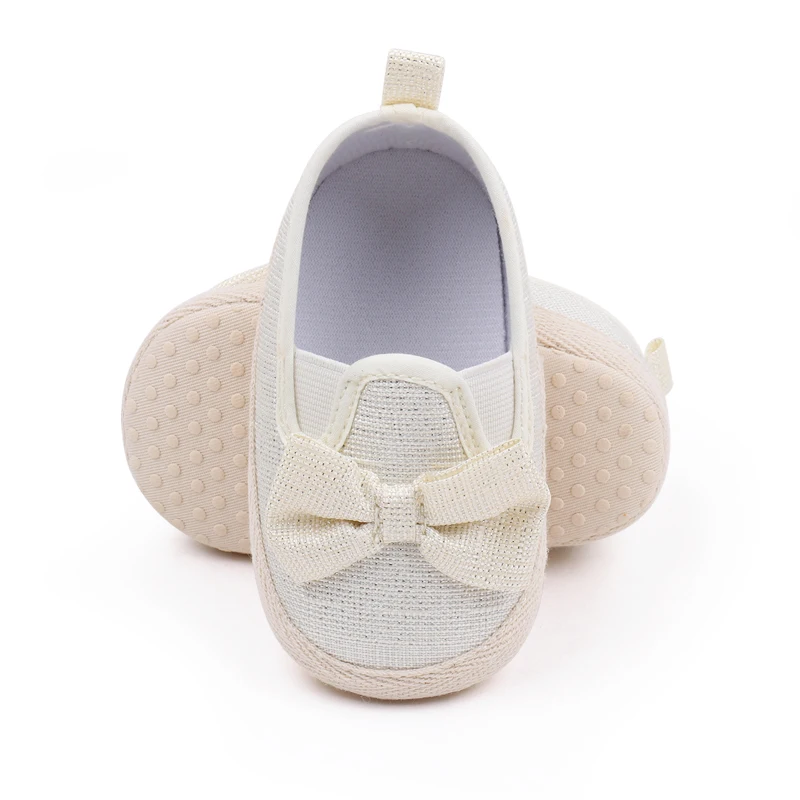 New Arriving Spring and Autumn Unlaced Bow Soft Soled Baby Toddler Shoes for Girls manufacture