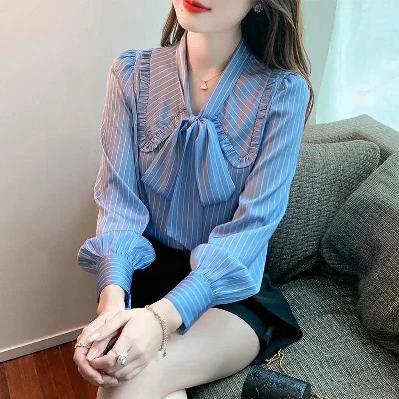 Hot Selling Satin Shirt For Women Solid Color Like-Silk Long Sleeve Women's Blouses & Shirts