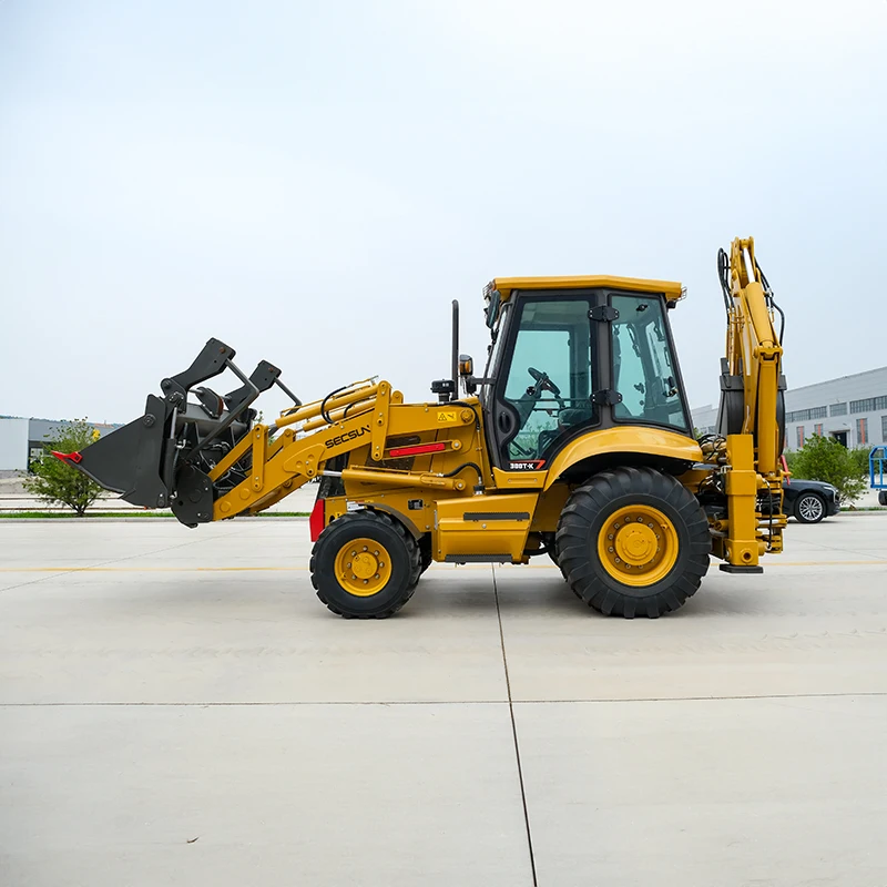 China New Backhoe Front Loader 4x4 4WD Mini Loader Backhoe Backhoe Excavator Loader for Sale