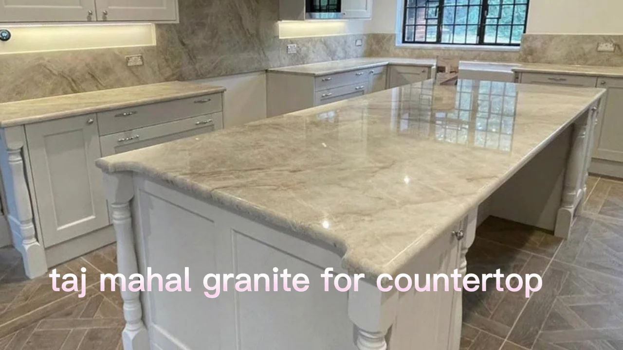 Best Price Taj Mahal White Granite Quartzite Countertop And Island For