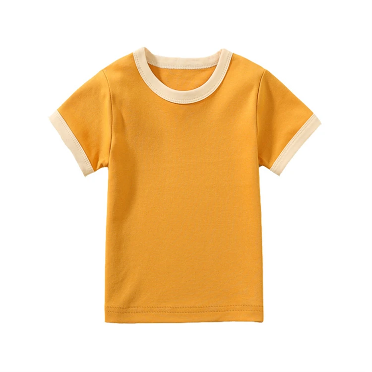 Ready To Ship Can Customized Kids Clothing Boys Cotton T Shirt For Kids With Printing