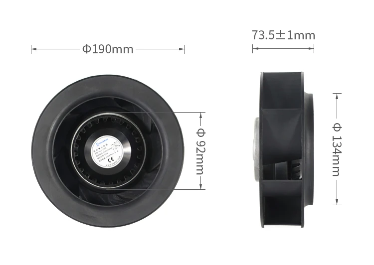 Centrifugal Fan, 220v, 240v - detail 14