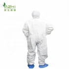 Clothes Breathable White Disposable Microporous Working Clothes