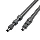 Twist/flip Connection Lock Aluminum Telescopic Pole/tube For Camping Fishing