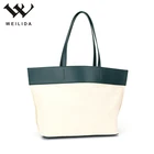 Large Tote Custom Euro Tote Bags Luxury Oem Print Fashion Shopping Large Canvas Tote Bag