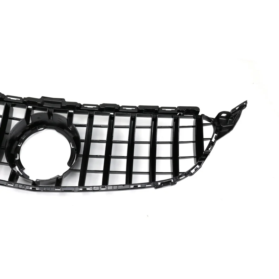 product tiypeor car black abs silver gt style grill cars mesh grille for mercedes benz c class w205 2019-7