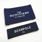 For Garment Labels Fashion Damask Custom Garment Woven Labels For Clothing Manufacturer