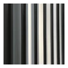 Screen Aluminium Louvre Aluminum Stripe Louvre Screen For External Wall Design Hotel Use