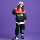 Clothes Design 2021 Custom Logo Kids Clothes Hip Hop Dance Clothing Set New Design Cotton Kids Wear Suit For Teens Boys
