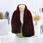Fur Scarf Scarves Women's Mink Fur Scarf Warm Neckerchief Fashion High Quality Scarves