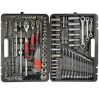 Professional Professional 150PCS Household 1/2"3/8"1/4" Socket Spanner Wrench Auto Repair Tool Box