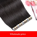 Hair Extension Wave Hair Extension 100% Human Hair Extension Silky Straight Wave Hair Extension