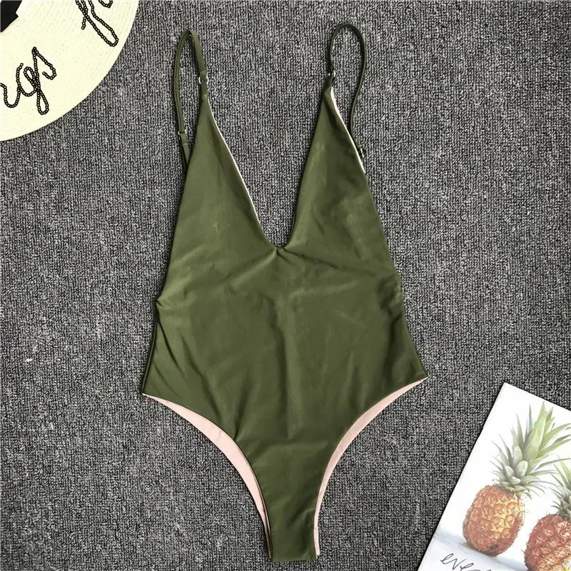 Pasuxi Factory Manufacturer Women Sexy Bikini Bathing Suit Solid Color