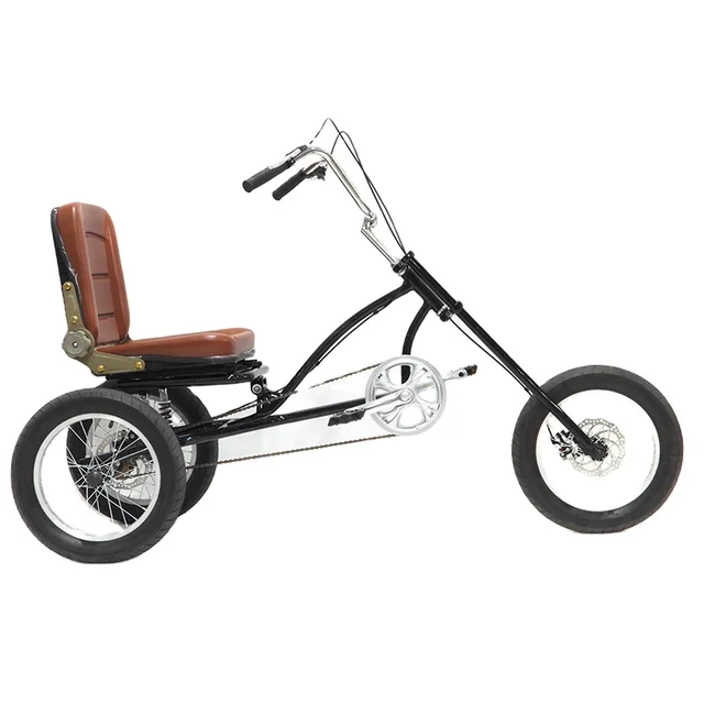 Chinese low price outdoor muti functional good chopper bike 3 wheels touring models chopper bicycle tricycle