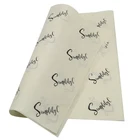 Paper White Paper Manufacturer Custom Logo Printed Food Wrap White Kraft Paper Sheet Greese Proof Paper Tissue Paper