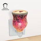 Burner Handmade Glass Colorful Mosaic Electric Light Aroma Oil Burner For House Decoration With USA Plug