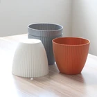 Garden Custom Design 5 7 9 Inch Outdoor Garden PP Plastic Planter Pot For Herb Ground Orchids
