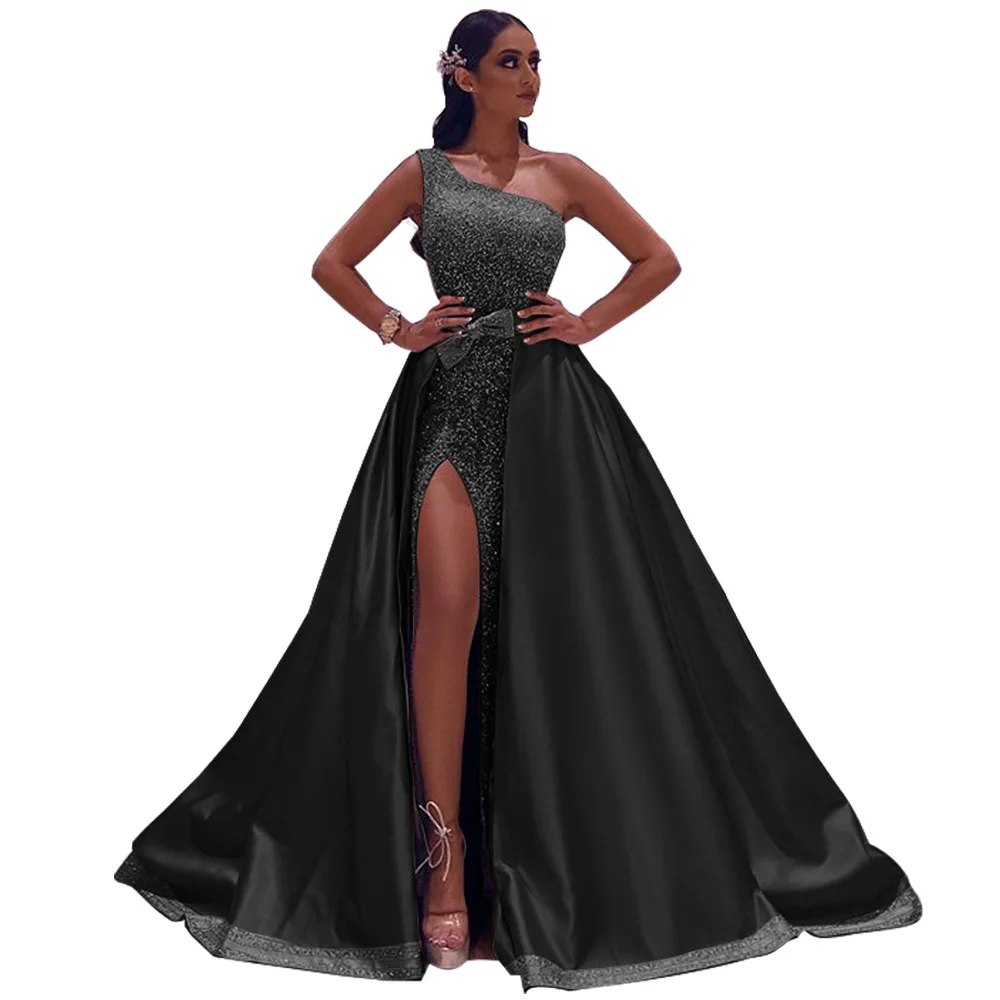 91103-mx50 One Shoulder Bow 2 Piece 