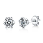 Diamond Earrings Diamond Drop Earring Fine Jewelry Real Maissonaite Diamond Stud Earrings For Women
