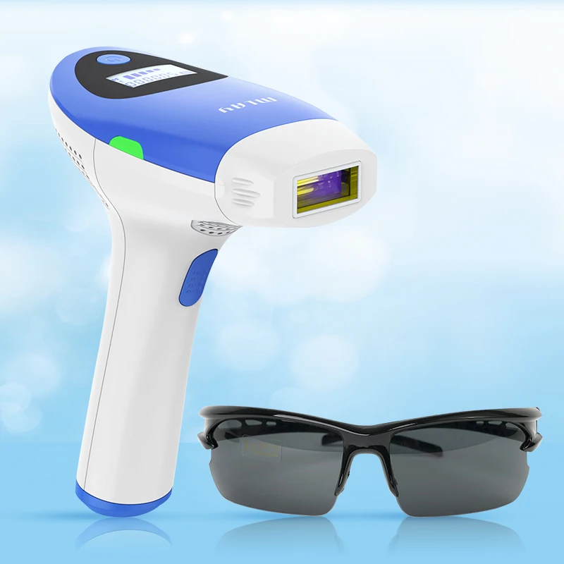 Using imported quartz lamp multi-color laser hair removal instrument household painless IPL hair removal equipment