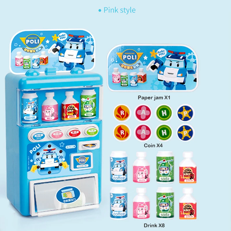 Kitchen toys pretend play children Drink Vending Machine Juguete de la maquina expendedora pretend play toys