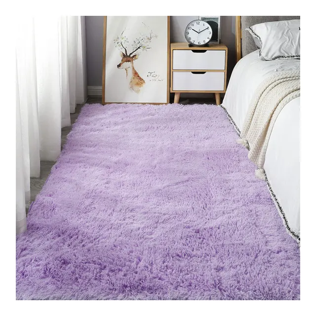 Custom Super Soft Plush Rugs For Bedroom Large Living Room Fluffy Faux Fur Rug Luxury Rug Carpet