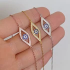 Turkish Bracelet Wholesale Turkish Bracelet Jewelry Crystal 925 Sterling Silver Rose Gold Plated Blue Evil Eye Bracelet