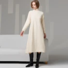 Long Sweater Dress Dresses Women Classic Turtle Neck Long Sleeve Women Knit Long Sweater Dress