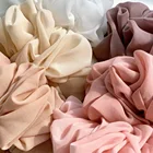 Custom Made All Kinds Of Color Chiffon Scrunchies For Muslim Women Hijab Use