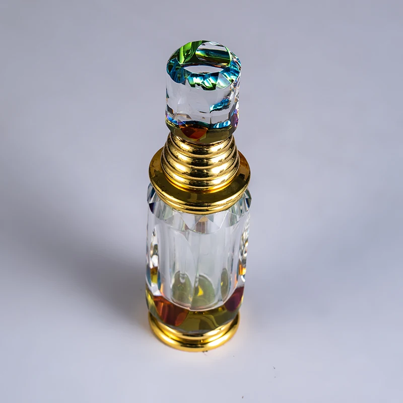 product small bridge new hot selling 6ml empty glass bottle high end elegant customizable crystal perfume bottle-4