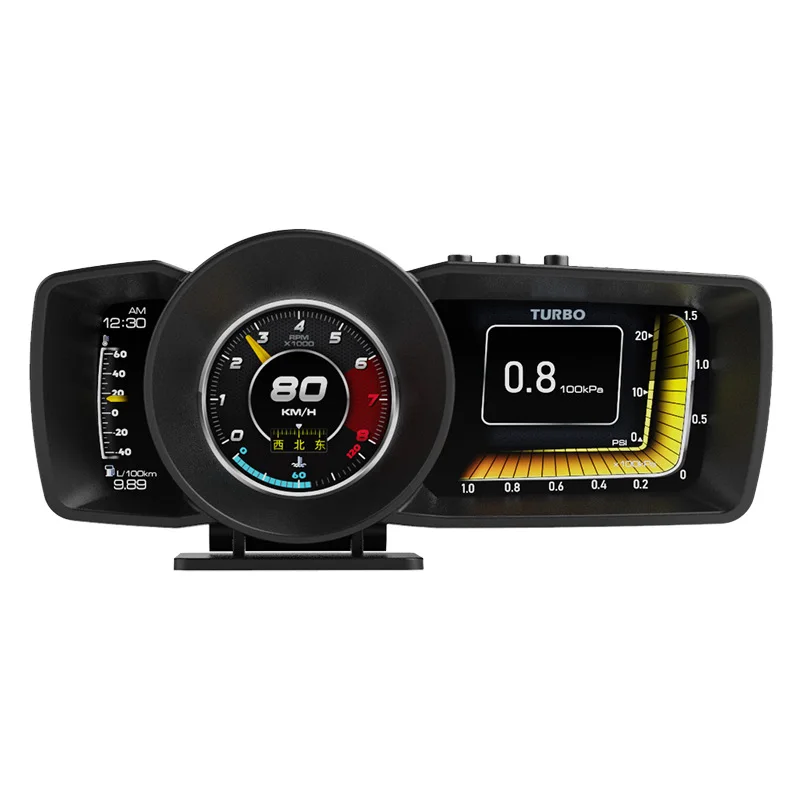 2023 OBD2 GPS Speed Display Smart Gauge with Head-Up Display (HUD) Multiple Interface for Car Electronics
