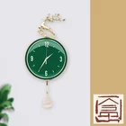 New Chinese Style Mute Home Furnishing Decoration Metal Wall Clock