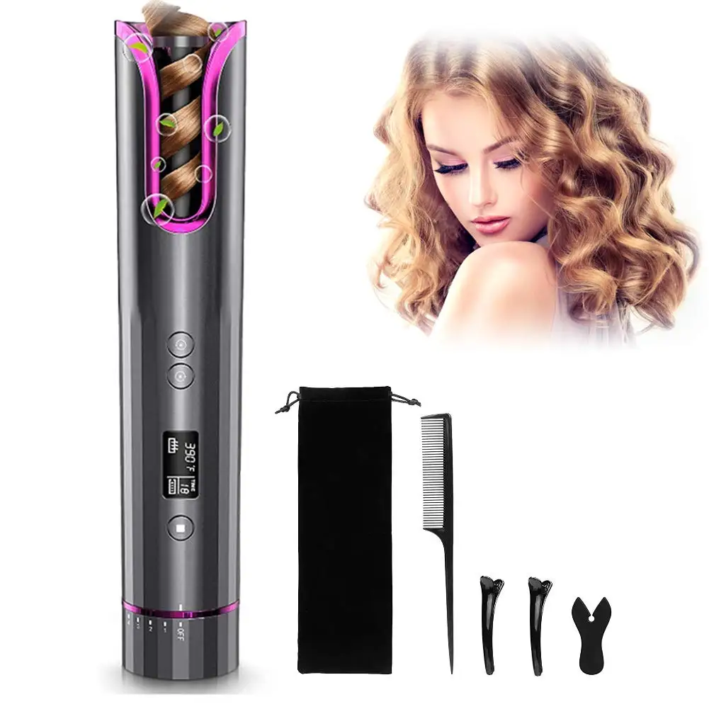 Amazon.com: Ondulador de 3 barriles, juego de tenaza rizadora 5 en 1,  onduladora de cabello intercambiable para mujeres, con control de  temperatura : Todo lo demás