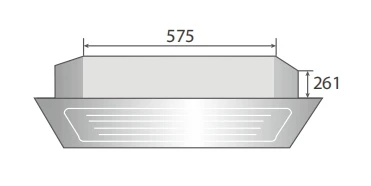 Fan Coil Unit, 1200cfm, Ceiling - detail 22