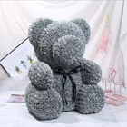 Soap Rose Heart Rose Soap 70CM Girlfriend Anniversary Gift Foam Soap Flower Teddy Rose Bear With Heart