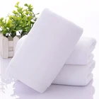 Wholesale Yarn Towels Towel Bath Towels 100% Cotton Wholesale 100% Cotton Plain Yarn Count Hotel White Color Bath Towels