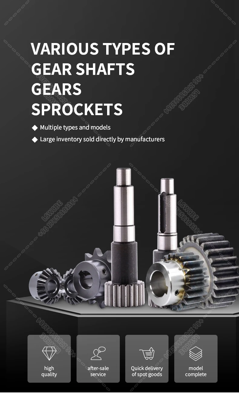 Custom Steel Gear Pinion Bevel Gear Sprocket Metal Transmission Custom