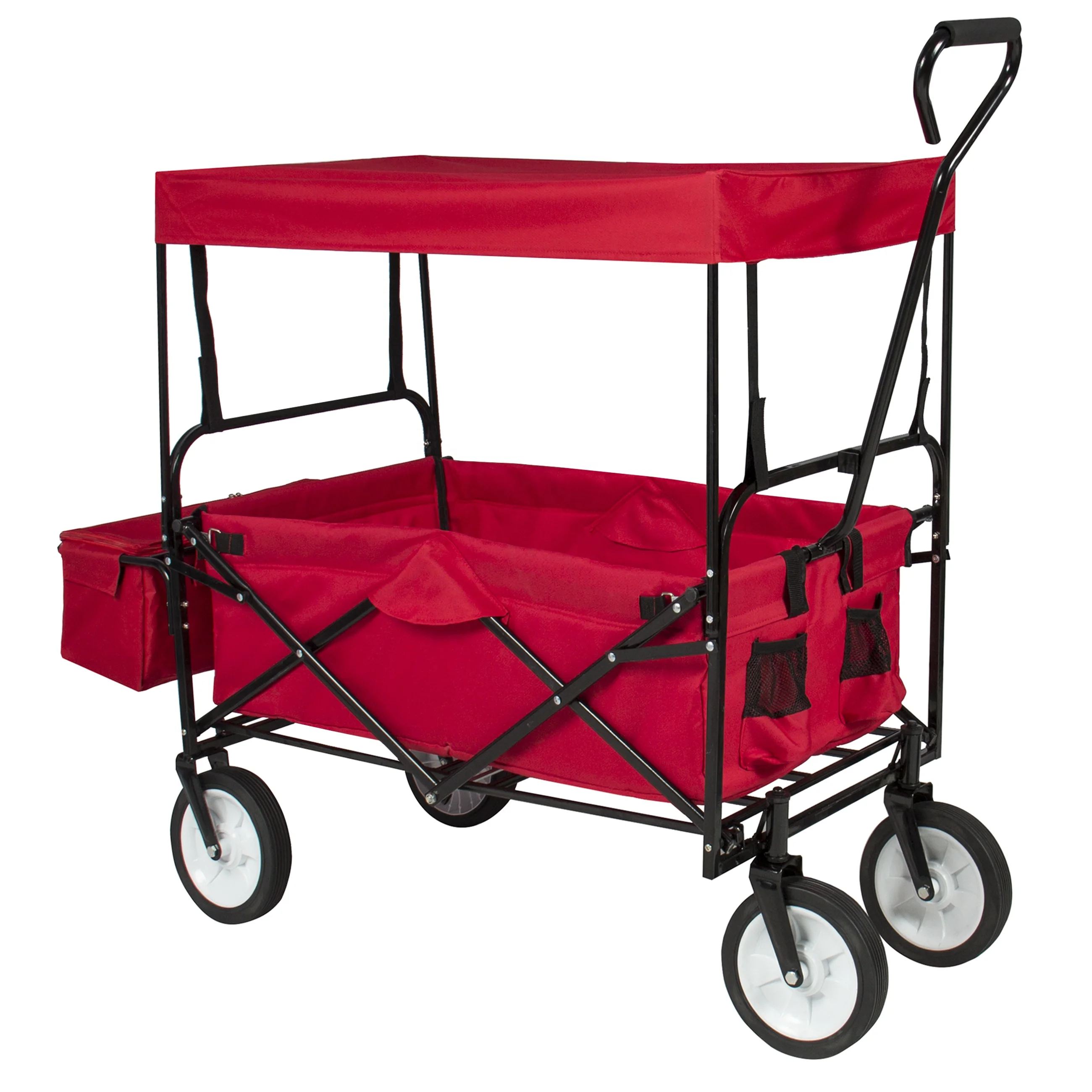 red wagon with canopy
