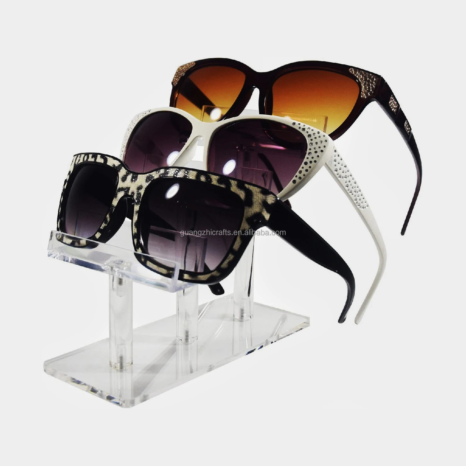 Multi Purpose Acrylic Sunglasses Display Holder Tiers Acrylic