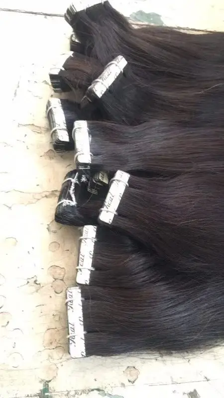 keratin hair extensions genius weft hair extensions 100% real virgin Brazilian human weft clip ins tapes human hair extensions