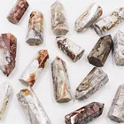 Agate Wholesale High Quality Lace Agate Point Wand Obelisk Tower Natural Healing Crystal Gemstone