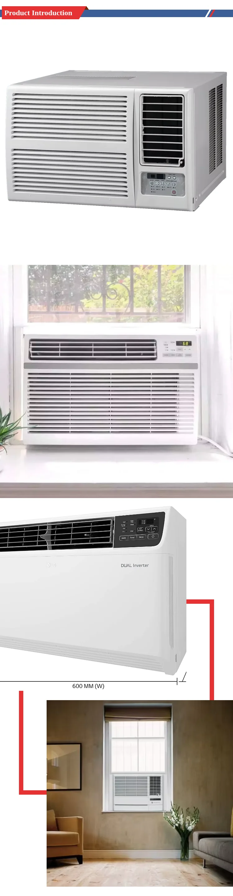 Window Air Conditioners, 10001-11899, BTU - detail 6