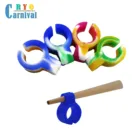 Cigarette Smoking Clip Regular Size Colorful Convenient Silicone Finger Cigarette Ring Cigarette Ring Holder