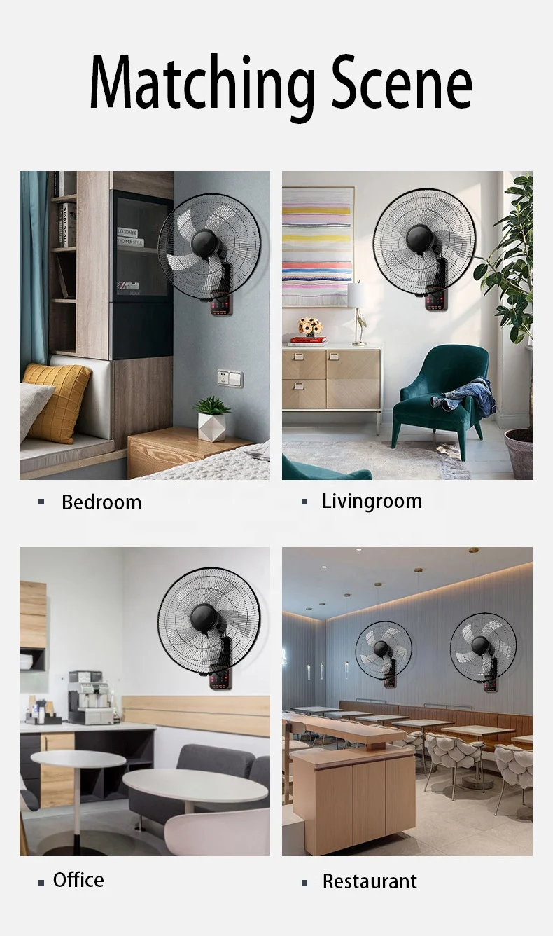 Wall Fan, 16"18", 20Inch, 60W - detail 12
