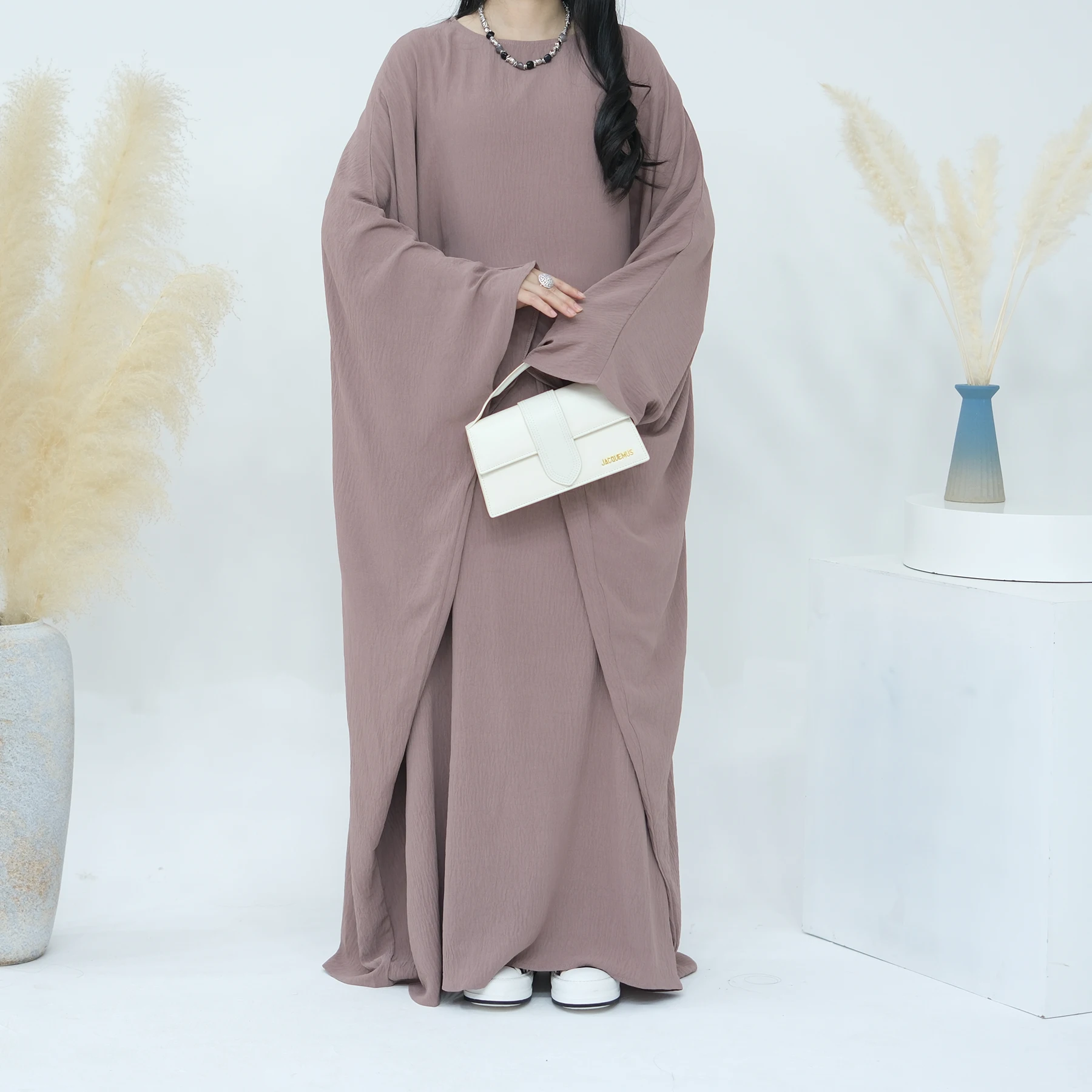 Loriya Islamic Clothing New Design Abaya Dubai Style Wrinkle