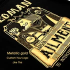 Summer Men's Casual Fashion GOLDEN CROWN Printed Men's And Women's Summer Short-Sleeved T-Shirt