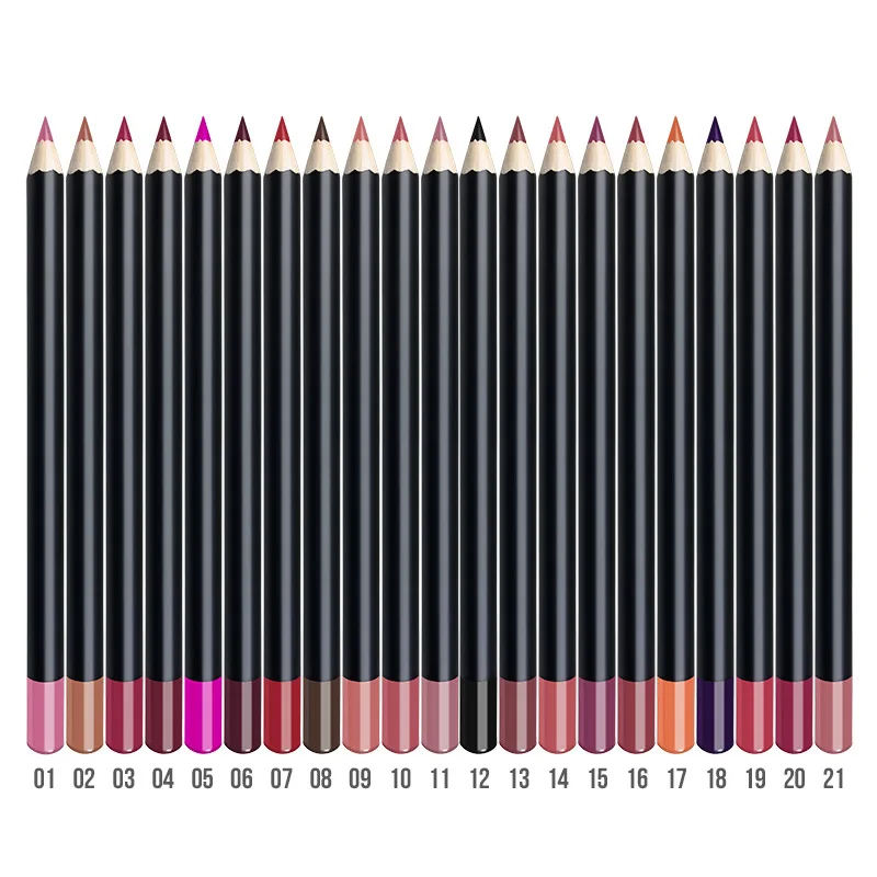 3 in 1 Eye Eyebrow Lipliner Pencil Water Resistant Long Lasting Cosmetic Makeup Pencil Vegan Wholesale Lip Liner Pencil